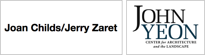 Joan Childs/Jerry Zaret and John Yeon Center logos.